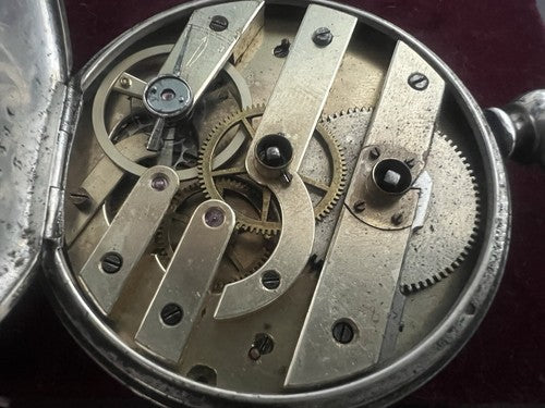PG DENIER Montre Poche Homme Remontage Manuel 8 sur Hydraulique A Keys Marche