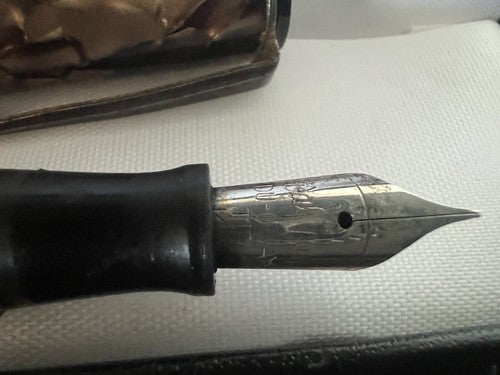 Penman Pen Fountain Pen Celluloid Hazel Lever Marking USA Vintage