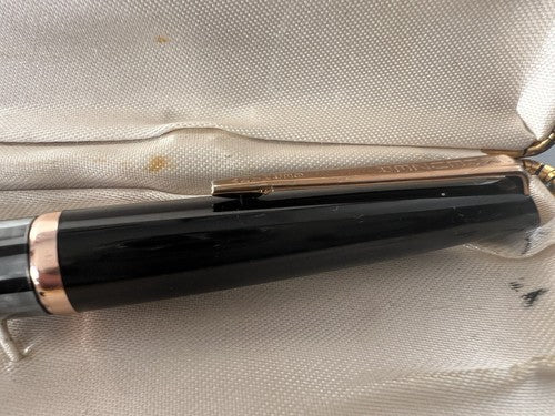 🔴 KREUZER penna stilografica celluloide marmorizzata a pistone Germany vintage