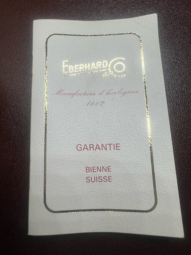 🔴 EBERHARD box scatola orologio Offshore 558 cofanetto astuccio garanzia