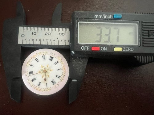 Mouvements Montres Poche Cadrans Porcelaine Pièces Ersatz Vintage 