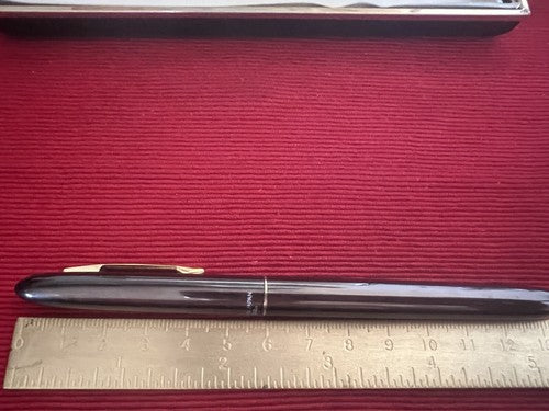 🔴 OHTO penna sfera roller lacca canna di fucile profili dorati scrive