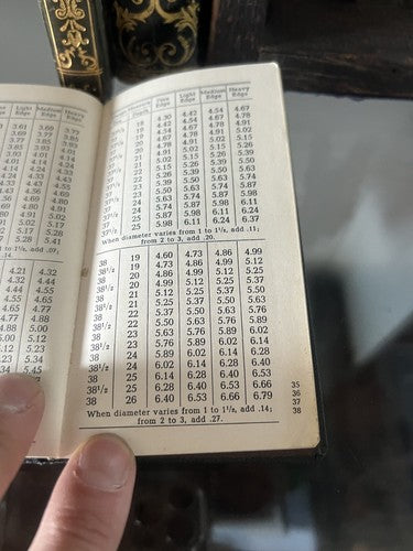 🔴 THE MOE DIMOND WEIGH CALCULATOR manuale calcolatore peso guida diamanti 1951