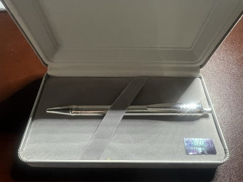 🔴 UNOARGENTO penna sfera ARGENTO 925 MASSICCIO a scatto scrive 2