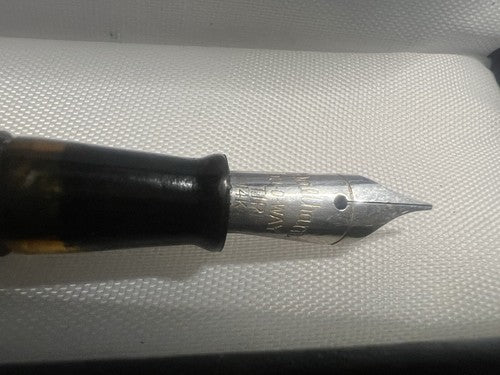 Waltham Stylo-Plume Stylo à Plume Celluloid A Levier Écrit Vintage Du 1930 