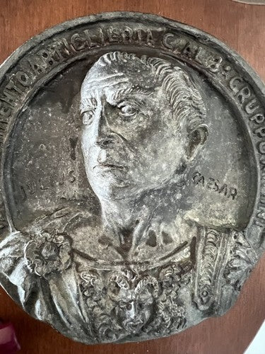 🔴 Military Crest CESARE 12 ARTILLERY REGIMENT Rimini group 1984 bronze 