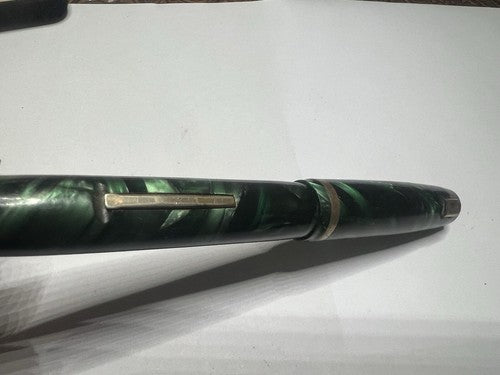 Eversharp Stylo-Plume Stylo à Plume Celluloid Levier Oxford Vintage Écrit '30 