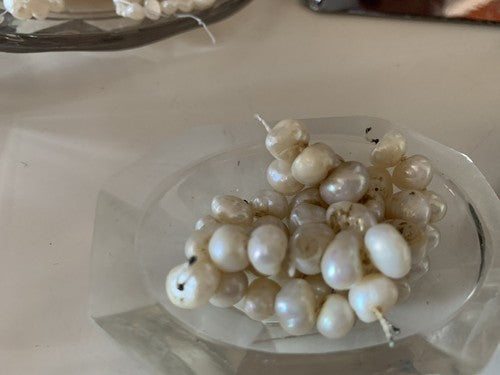 🔴 Natürliche Perlen, elfenbeinrosa Scaramazze DIY Schmuckkette 685 gammi 