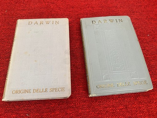 Livres Darwin Institut Éditorial Italien Milano, 2 Volumes Complets