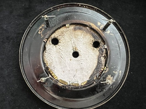 🔴 QUADRANTE orologio pendolo muro parete smalto doppio bordo ottone perni