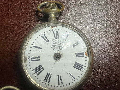 Montres Poche Splendid Ed Autres Pièces Remplacement 4 Pièces Vintage 