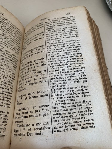 Livre Semaine Sainte Latin Et Vulgare Style Religieux Moine Ordre USK Antique 