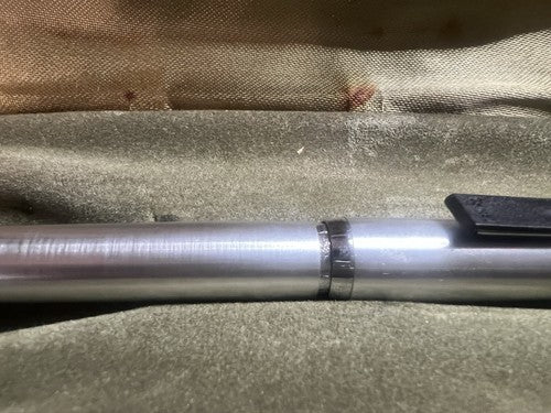 🔴 PENTEL Excalibur Chrom-Rollerball-Stift mit Federmäppchen 