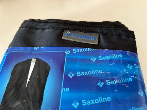 🔴 SAXOLINE sacca anti polvere porta abito giacche acetato nero chiusura lampo