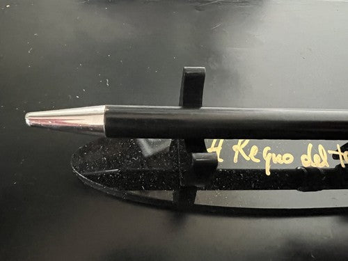 Aurora Pen Sphere Marco Polo Lacquer Black Italy Flag Marking