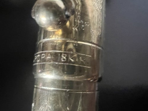 🔴 EUROPA Einziehbarer Füllfederhalter mit 14-Karat-Goldfeder, Vintage-B-Feder 