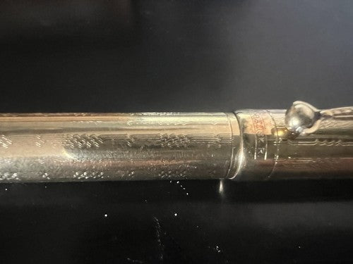 Europe Stylo-Plume Stylo à Plume Rétractable Or 14kT Fonctionne Vintage B