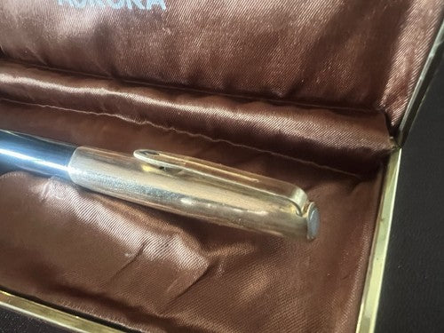 🔴 AURORA penna stilografica 88 P pennino ORO misura M vintage 8119356