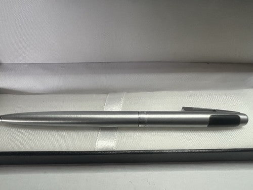 🔴 SHEAFFER penna a sfera cromata satinata profili lucidi clip a scatto vintage