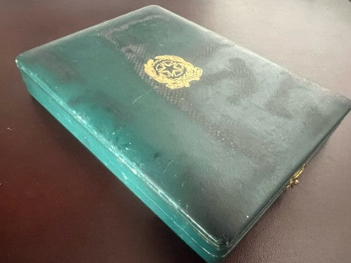 🔴 CAVALIERE scatola medaglia onorificenza custodia astuccio cofanetto N.4