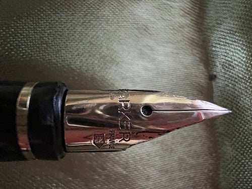 Parker 75 Stylo-Plume Stylo à Plume Argent Solide Sonnet Plaqué Or 