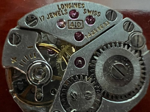 Longines Mouvement Montre Calibre 410 De Examen Mouvement + Corona