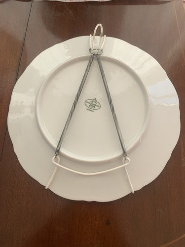 Tirschenreuth Assiette Porcelaine Germany A Mur Chevalier 3 Vintage 25 CM
