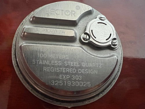 🔴 SECTOR fondello orologio expander EXP 303 in acciaio