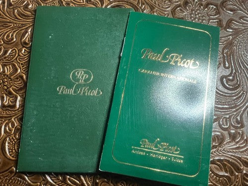 🔴 PAUL PICOT certificato GARANZIA INTERNAZIONALE orologio porta garanzia pelle