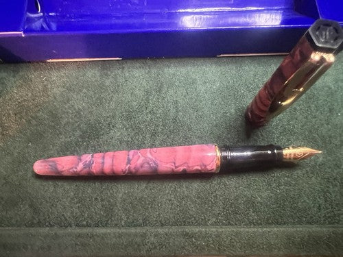 Waterman Pen Fountain Pen Reflex Pink 3 Pen F Vintage Warranty New