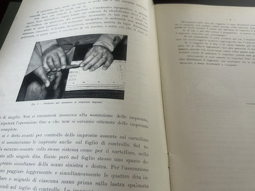 🔴 Kriminalpolizei 1988 Bücher und Akten zur Daktyloskopie FINGERABDRUCK-Ministerium 