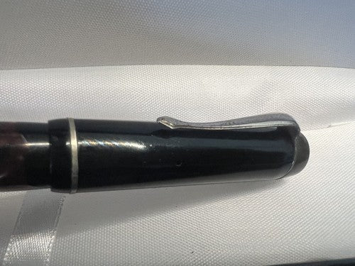 Mentmore Stylo-Plume Stylo à Plume Celluloid Diplôme à Bouton Écrit Vintage