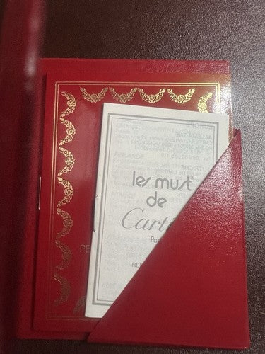 🔴 CARTIER istruzioni pendulette da viaggio con libretto e centri di assistenza