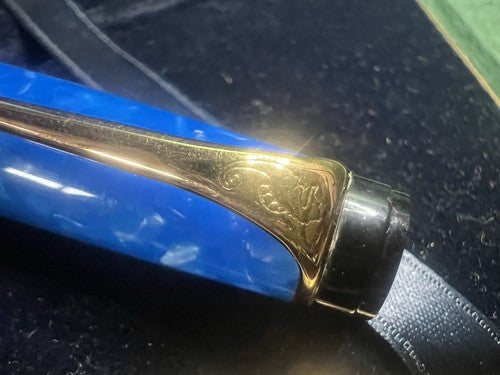 Aurora Stylo-Plume Sphère Optima Bleu Mer Auroloide Édition Limitée Numérotée 