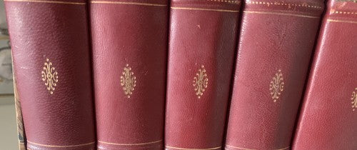 🔴 Wunderschöne Sammlung aller römischen Sonette, 5 Bände, nummerierte Ausgabe, handgebunden 1966