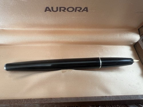 🔴 AURORA penna stilografica 98 pennino ORO F scrive pari al nuovo