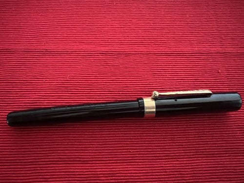 🔴 DIAMOND MEDAL penna stilografica leva pennino ORO scrive vintage 1930