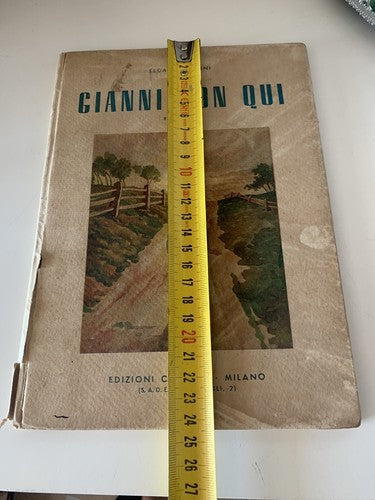 Livre Roman Gianni Son Ici Elda L C Cenobio Milano Vintage 1945