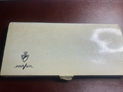Everpen Pens Sphere Multi Two Colours Blue Black Futura Pencil Case Vintage