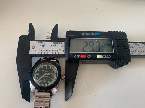 🔴 HEDY WATCH women's SUB DIVER manual underwater watch 4 ATM vintage 