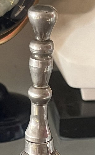 🔴 CAMPANELLO campanella campana metallo ceselli campana vintage h 11 cm
