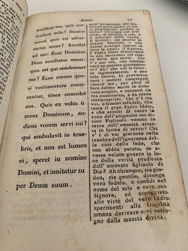 Livre Semaine Sainte Latin Et Vulgare Style Religieux Moine Ordre USK Antique 