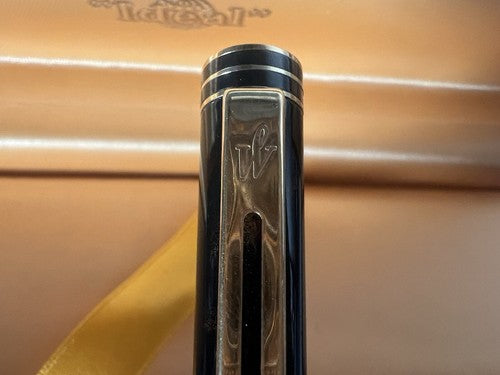 Waterman Pen Sphere Ideal Lacquer Marbled Refill Roller Marking Vintage 80