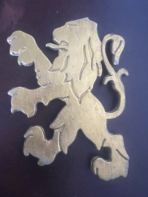 🔴 PEUGEOT stemma auto emblema fregio targhetta ferro vintage