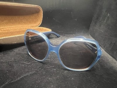 🔴 GUCCI occhiali vista donna montatura GG 3538/S blu logo GG laterale vintage