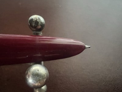 🔴 WATERMAN penna stilografica Flash bordeaux scrive con cartucce vintage