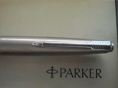 Parker 45 Stift Füllfederhalter Chrommatt Feder F Mit Im Feld Vintage