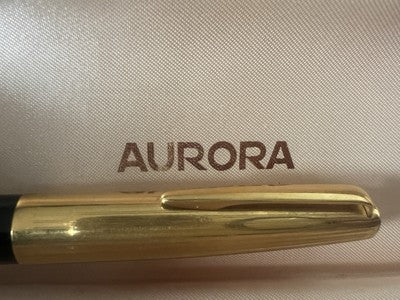 Aurora Stylo-Plume Stylo à Plume 88 Or MA Cartouche Écrit Vintage Ab 