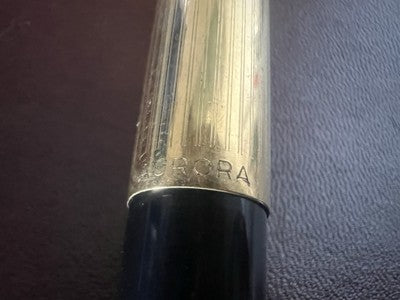 🔴 AURORA penna stilografica 88 pennino ORO M a cartuccia scrive vintage AB