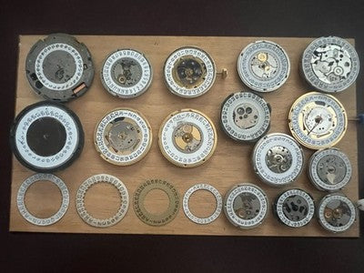 🔴 Meccanismi orologi donna uomo quarzo automatici con dischi data 8PZ